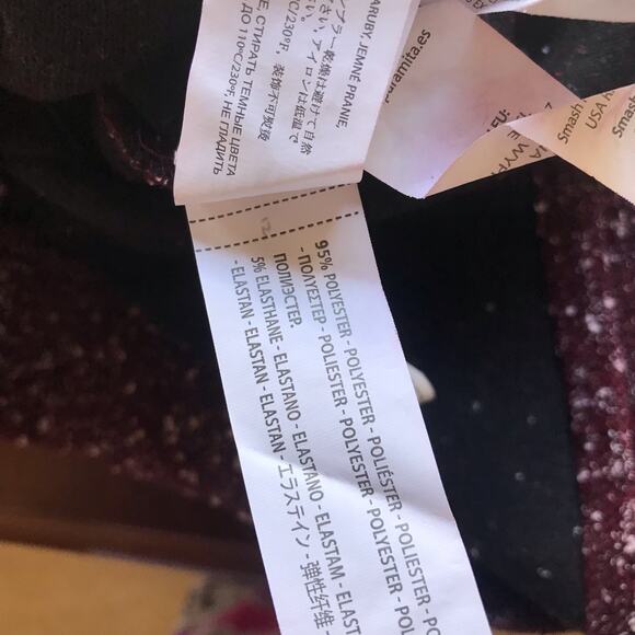 Smash! Barcelona Velvet Tunic/Dress Pockets Red Women's Size M Medium - Picture 6 of 7